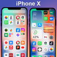 Biểu tượng của chương trình: iphone x launcher for And…