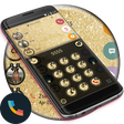 程序图标：Glitter Gold Bow Phone Di…