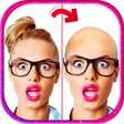 プログラムのアイコン：Make me Bald Photo Montag…