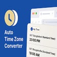 Auto Time Zone Converter