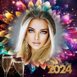 New year photo frame 2023