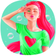 Girly wallpaper and cute backg icon