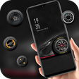 Ikon program: Black cool car wheel them…