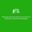 Icon of program: TIL - Learn something new…