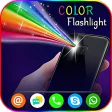 Color Flashlight  Torch LED Flash On Call  SMS
