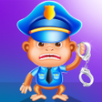 程序图标：Kids police baby pig dete…