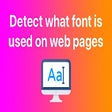 程序图标：Font Detector