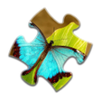 プログラムのアイコン：Butterfly Jigsaw Puzzles
