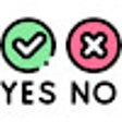 أيقونة البرنامج: Yes - No extension