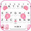 Glitter Pink Panda Keyboard Theme