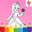 ไอคอนของโปรแกรม: Kids coloring book: Princ…