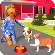 أيقونة البرنامج: Virtual Pet Dog Cat Simu…