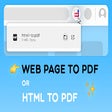 HTML to PDF