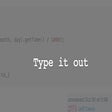 Icon of program: Type It Out