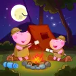 Hippo Family: Mountain Camping
