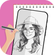 أيقونة البرنامج: AR Draw Sketch  Trace Doo…