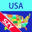 Ikona programu: Map Solitaire USA by SZY
