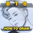 bts drawing -jungkook drawing