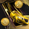 Icoon van programma: Golden Car Launcher Theme