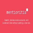 أيقونة البرنامج: Mentionitis