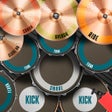 ไอคอนของโปรแกรม: Real Drum