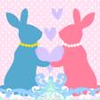 程序图标：イースター壁紙きせかえ　pastel egg ea…