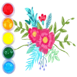 Flower Coloring