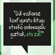Ikon program: Lehen hitza euskaraz