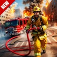 Ikon program: Fire Truck Driving Simula…