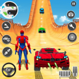 أيقونة البرنامج: Superhero Car Games: Mega…