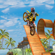 プログラムのアイコン：Superhero Bike Stunt Raci…