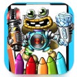 أيقونة البرنامج: Xubbox Monster ColorGame …
