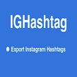 Icon of program: IGHashtag - Export IG Has…