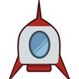 ไอคอนของโปรแกรม: Rocket Dodge 2D