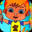 تلوين و رسم - لعبة تعليمية icon