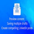 Icon of program: LinkedRadar-Post Draft Ed…
