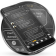 プログラムのアイコン：SMS Messages Leather Blac…