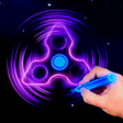 ไอคอนของโปรแกรม: Glow Paint: Spin  Relax