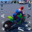 Superhero Tricky Bike Races