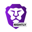 プログラムのアイコン：Brave Browser Nightly