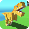 Blocky Dino Park T-Rex Rampage icon