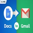 Convert Google Doc to Gmail draft by cloudHQ