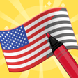 ไอคอนของโปรแกรม: Flag Painting ASMR Color