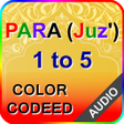 プログラムのアイコン：Color coded Para 1 to 5 w…