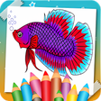 プログラムのアイコン：Betta Fish Coloring Book