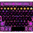 Emoji Keyboard LeopardNeonPink