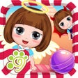 ไอคอนของโปรแกรม: The rolling candy ball