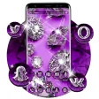 Purple Diamond Launcher Theme