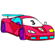 Icon of program: Cars Paint by No. Kids Gl…