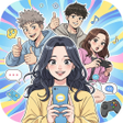 Ikona programu: 디어마이프렌즈 - AI 채팅 이성 친구찾기 고…
